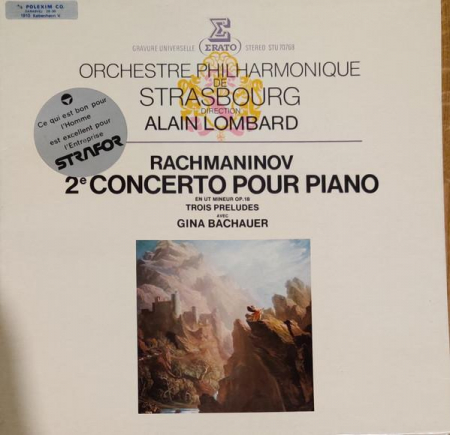 Sergei Vasilyevich Rachmaninoff - Concerto Pour Piano N° 2, Op.18 - Trois Préludes Pour Piano, (Disc Vinil) [1]