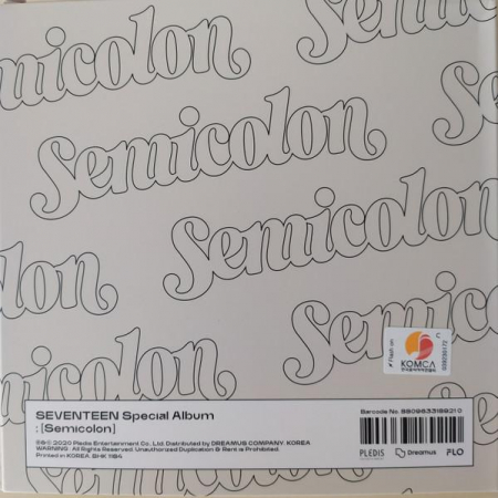 Seventeen - ;[Semicolon], (CD) [1]