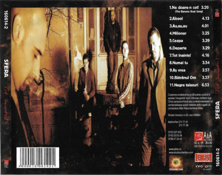 Sfera - Tot Înainte! , (CD) [1]