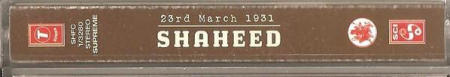 Shaheed: 23rd March 1931, (Casetă Audio) [1]