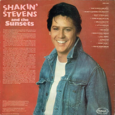Shakin' Stevens And The Sunsets - Shakin' Stevens And The Sunsets, (Disc Vinil) [1]
