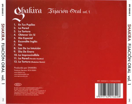 Shakira - Fijación Oral Vol. 1 (CD) [1]