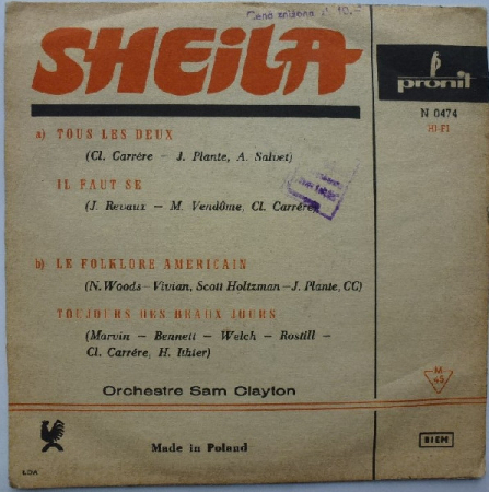 Sheila - Sheila (Disc Vinil 7 Inch) [1]