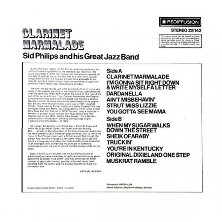 Sid Phillips Band - Clarinet Marmalade, (Disc Vinil) [1]