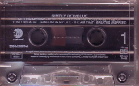 Simply Red - Blue, (Casetă Audio) [1]