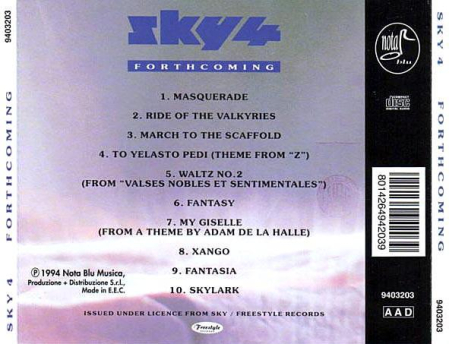 Sky - Sky 4 Forthcoming [1]