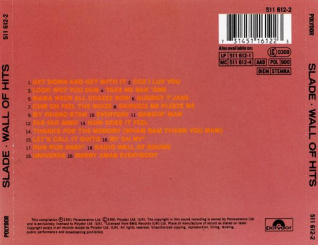 Slade - Wall Of Hits , (CD) [1]