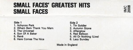 Small Faces - Small Faces' Greatest Hits (Caseta Audio) [1]