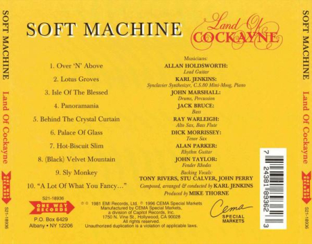 Soft Machine - Land Of Cockayne (CD) [1]