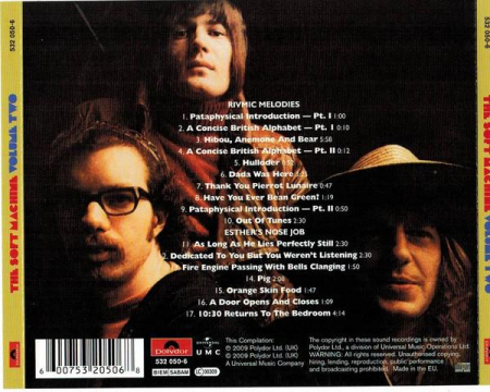 Soft Machine - Volume Two, (CD) [1]