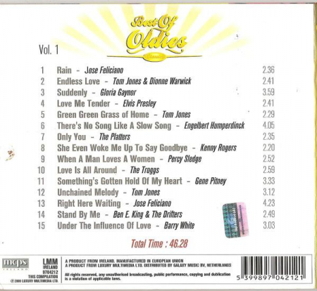 Songs By Legendary Stars, (CD) [1]