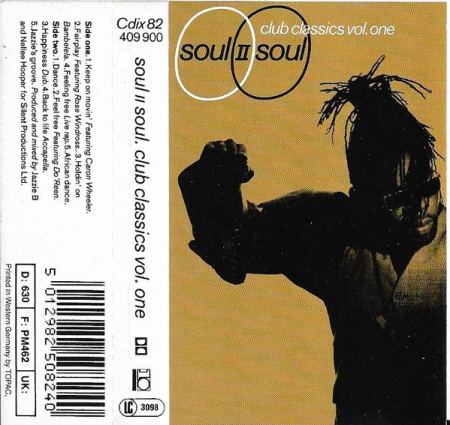 Casete audio - Soul II Soul - Club Classics Vol. One (Casetă Audio)