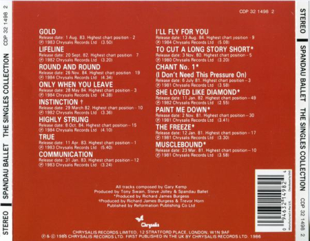 Spandau Ballet - The Singles Collection (CD) [1]