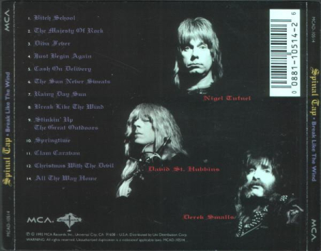 Spinal Tap - Break Like The Wind (CD) [1]