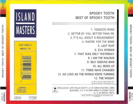 Spooky Tooth - The Best Of Spooky Tooth (CD) [1]
