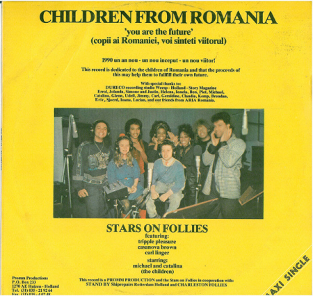 Rock/Folk - Stars On Follies - Children From Romania - You Are The Future (Copii Ai Romaniei, Voi Sinteți Viitorul) / 22, (Disc Vinil)