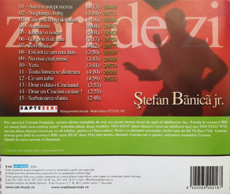 Ștefan Bănică jr.* – Zori De Zi (CD) [1]