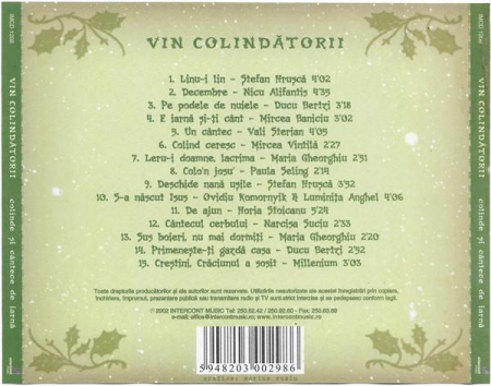 Ștefan Hrușcă - Sfântă-i Sara De Crăciun, (CD) [1]