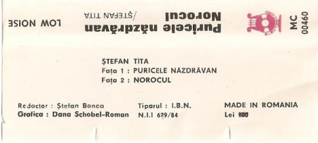 Ștefan Tita - Puricele Năzdrăvan / Norocul (Caseta Audio) [1]
