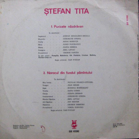 Ștefan Tita - Puricele Năzdrăvan / Norocul Din Fundul Pămîntului (Disc Vinil) [1]