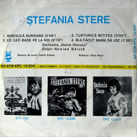 Ștefania Stere – Miresucă Surioară (VINIL) [1]