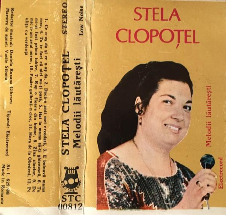 Muzică Populară/Lăutarească - Stela Clopoțel - Melodii Lăutărești (Caseta Audio)