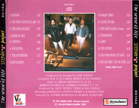 Stepan Project – Sensul Vieții = The Sense Of Life (CD) [1]