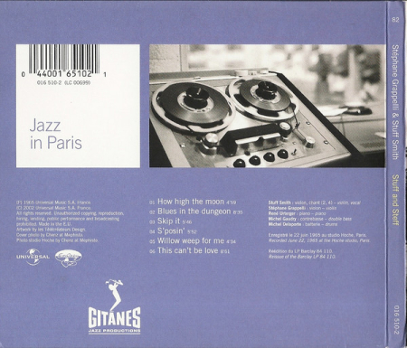 Stéphane Grappelli & Stuff Smith – Stuff And Steff (CD) [1]