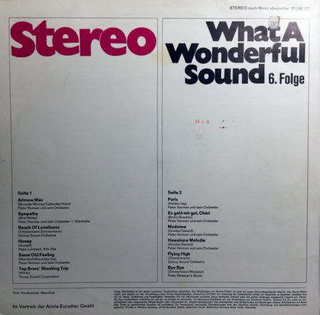 Stereo - What A Wonderful Sound 6. Folge (Disc Vinil) [1]