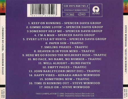 Steve Winwood - Keep On Running (CD) [1]