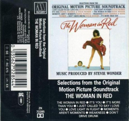 Casete audio - Stevie Wonder - The Woman In Red (Selections From The Original Motion Picture Soundtrack)