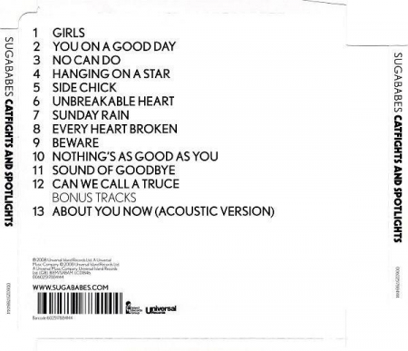 Sugababes - Catfights And Spotlights , (CD) [1]