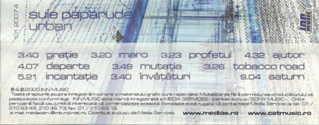 Șuie Paparude - Urban , (Casetă Audio) [1]