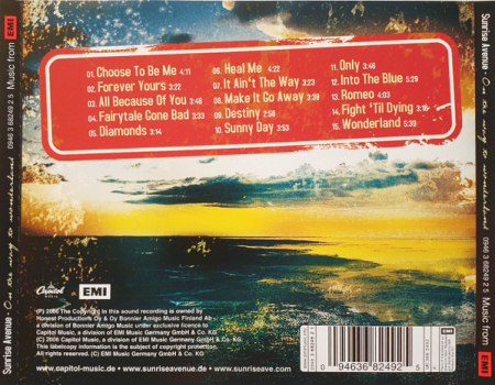 Sunrise Avenue – On The Way To Wonderland (CD) [1]