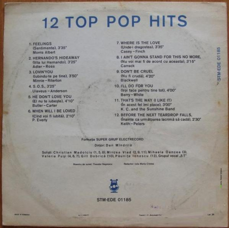 Super Grup Electrecord - 12 Top Pop Hits [1]