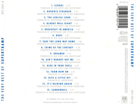 Supertramp - The Very Best Of Supertramp (CD) [1]
