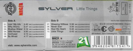 Sylver - Little Things, (Casetă Audio) [1]