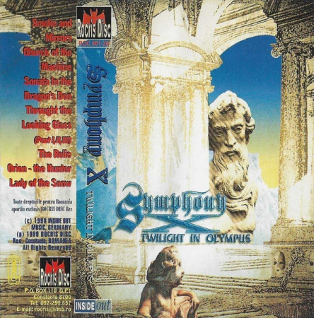 Casete audio - Symphony X – Twilight In Olympus (Casetă Audio)
