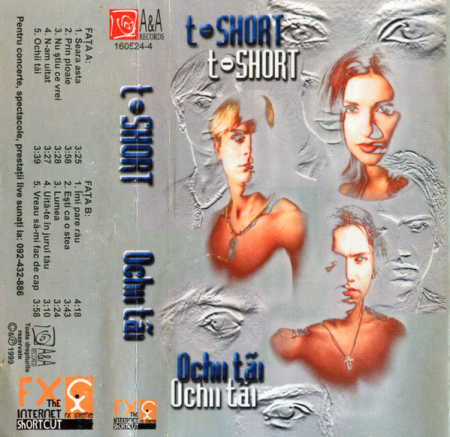Caseta Audio - T-Short - Ochii Tăi , (Casetă Audio)