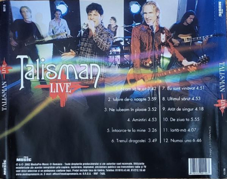 Talisman  - Live - Cele Mai Mari Hit-uri 1996-2002 (CD) [1]