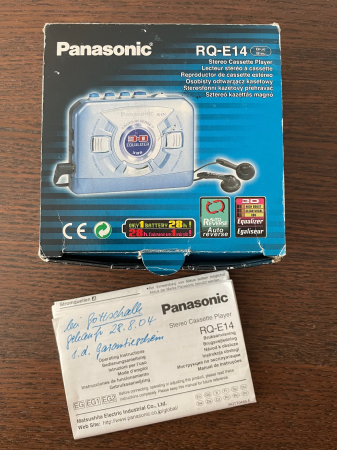 Tape player Panasonic RQ-E14 (boxed) [8]