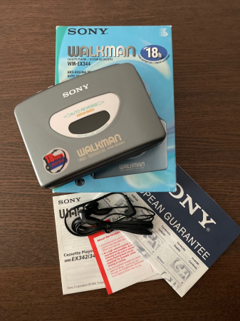 Walkman - Tape player Sony WM-EX334 (boxed)