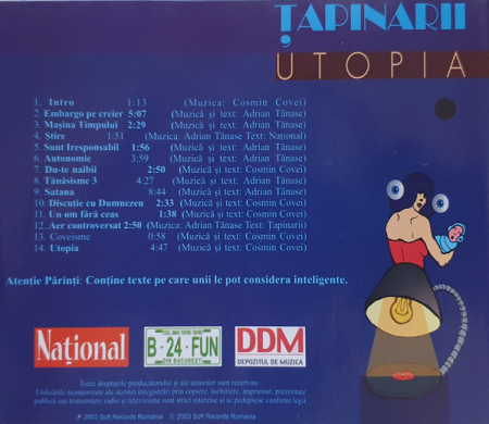 Țapinarii – Utopia (CD) [1]