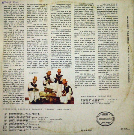 Taraful „Iedera” din Carei - Melodii De Joc Din Țara Codrului (Disc Vinil) [1]