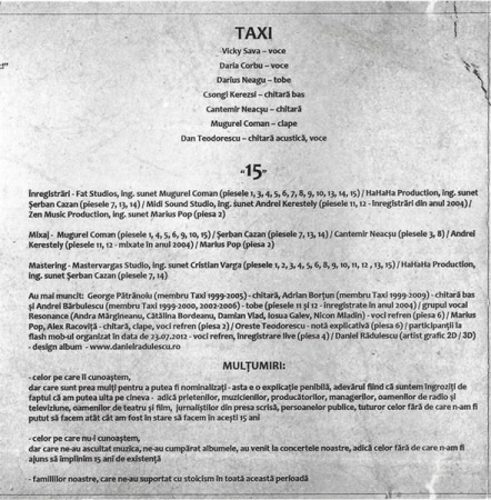 Taxi - 15 , (CD) [1]