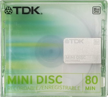 Echipamente Audio - TDK Recordable Mini Disc green 80