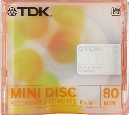 Echipamente Audio - TDK Recordable Mini Disc orange 80