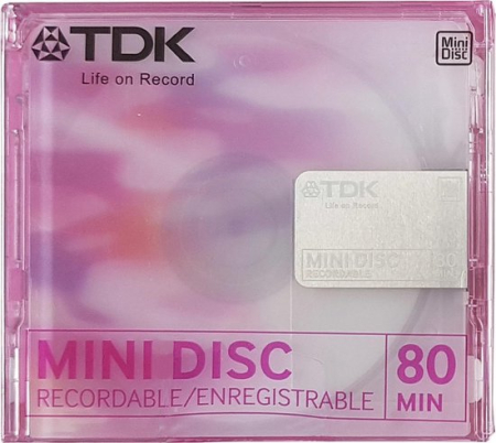 Echipamente Audio - TDK Recordable Mini Disc pink 80