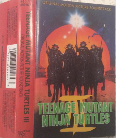 Casete audio - Teenage Mutant Ninja Turtles III (Original Motion Picture Soundtrack)