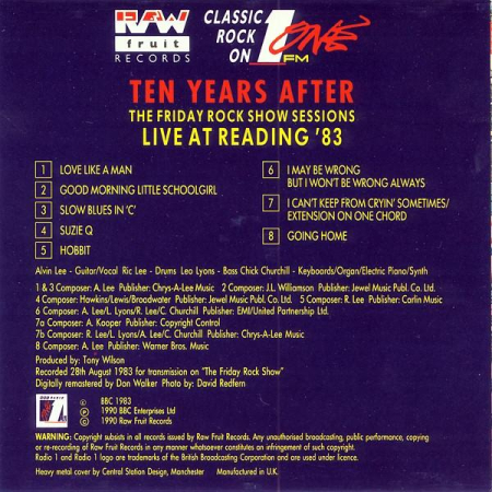 Ten Years After - Live At Reading '83 (The Friday Rock Show Sessions) [1]